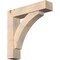 Ekena Millwork Thorton Block Smooth Bracket w/ Offset Brace, Douglas Fir, 7 1/2"W x 34"D x 34"H BKT0806X34X34THR05SDF - alternate 1